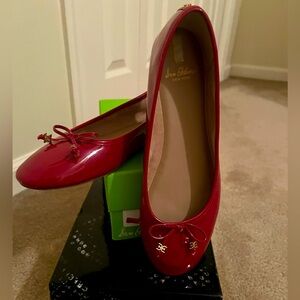 Sam Edelman Felicia ballet flat luxe red patent size 9M